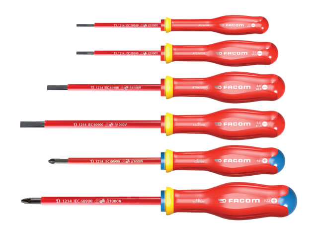 Protwist® VDE Screwdriver Set, 6 Piece SL/PZ