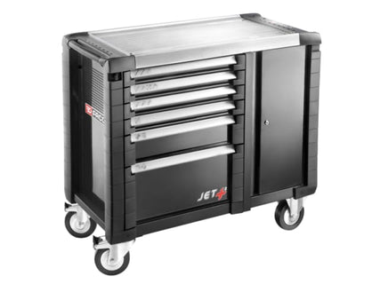 Jet.T6GM3 Mobile Work Bench 6 Drawer Black