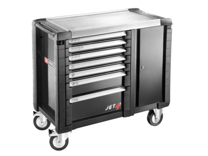 Jet.7GM3 Mobile Work Bench 7 Drawer Black