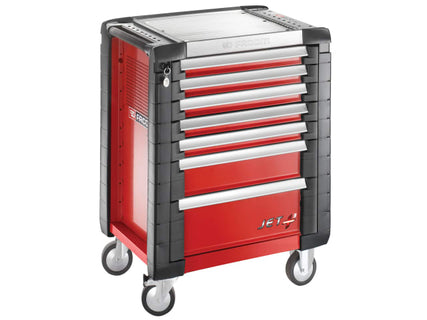 Jet.7M3 Mobile Work Bench 7 Drawer Red
