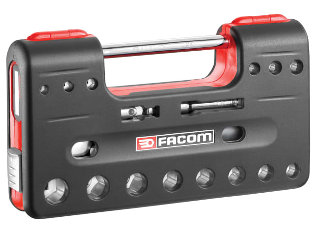3/8in Square Drive 6-Point Detection Box Socket Set, 18 Piece
