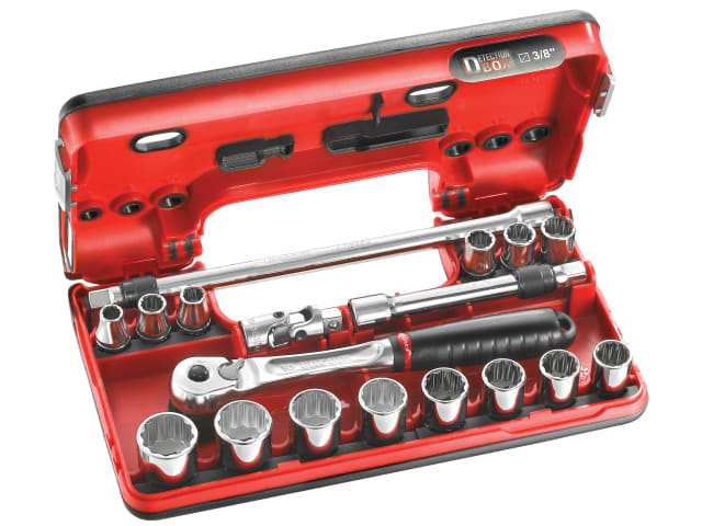 3/8in Drive Metric Socket Detection Box 18 Piece