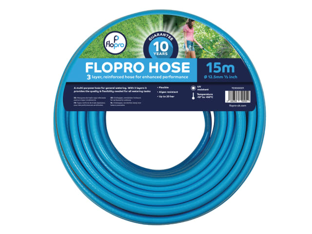 Flopro Hose 15m 12.5mm (1/2in) Diameter