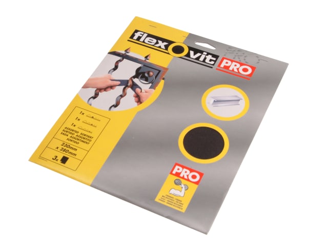 Emery Cloth Sanding Sheets 230 x 280mm Medium 80g (3)