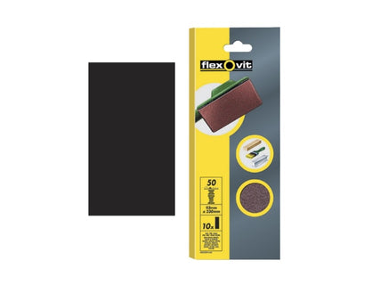 1/2 Sanding Sheets Orbital Plain Coarse 50 Grit (Pack 10)