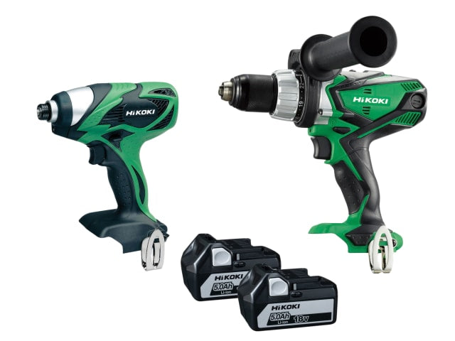 KC18DKL Combi & Impact Twin Pack 18V 2 x 5.0Ah Li-ion