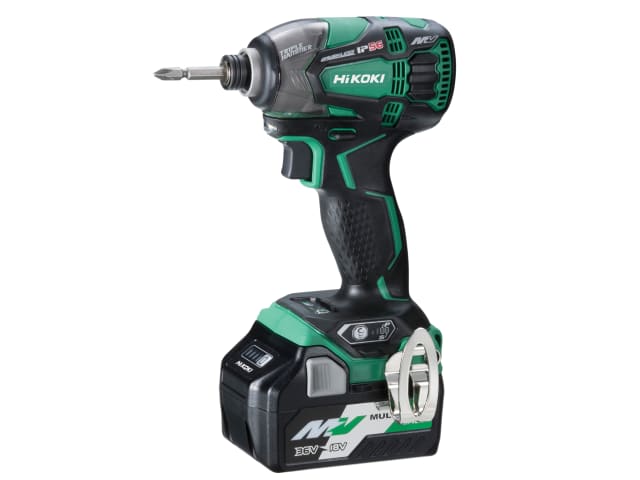 WH36DB/JRZ Brushless Impact Driver 18/36V 2 x 5.0/2.5Ah Li-ion