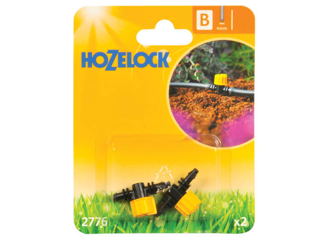 Flow Control Valve 4mm (2 Pack)