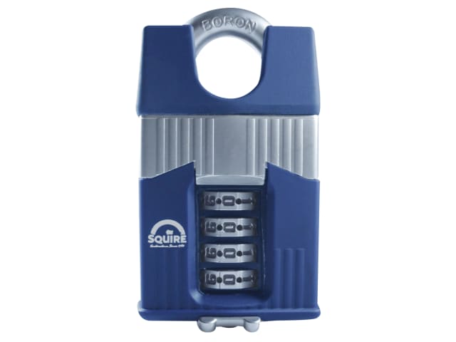 Warrior High-Security Closed Shackle Combination Padlock 45mm