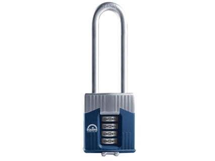 Warrior High-Security Long Shackle Combination Padlock 45mm