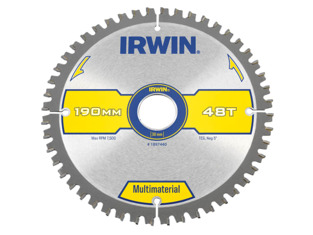 Multi Material Circular Saw Blade 190 x 30mm x 48T TCG