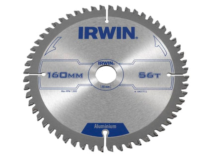 Professional Aluminium Circular Saw Blade 160 x 20mm x 56T TCG