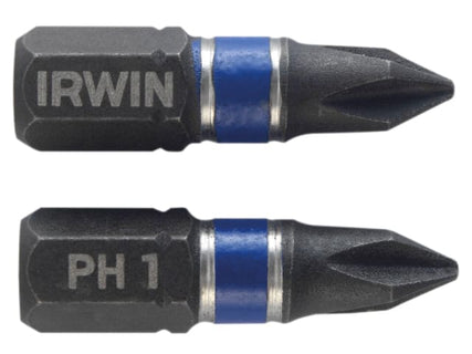 Impact Screwdriver Bits Phillips PH1 25mm (Pack 10)