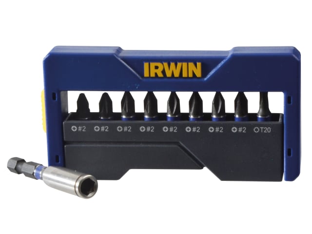 Phillips/Pozi/TORX Impact Screwdriver Bit Set, 10 Piece