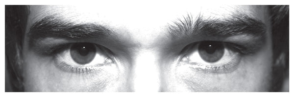 Eye photo sign (no message) *For use with M,Q sizes*