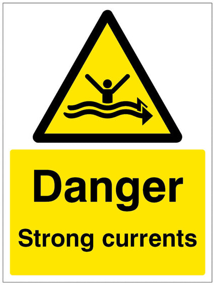 Danger strong currents