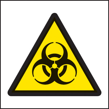 Biohazard symbol (150x150mm)