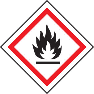 Flammable GHS label