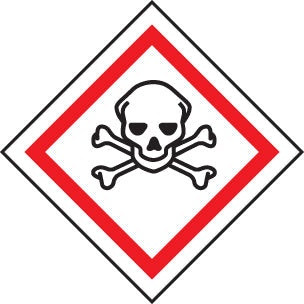 Toxic GHS label
