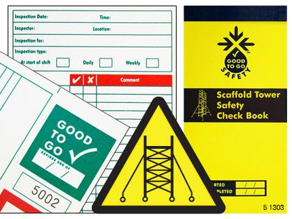 Good to go safety scaffold tower check book