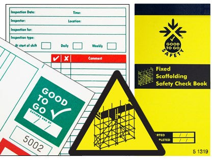 Good to go safety fixed scaffold check book