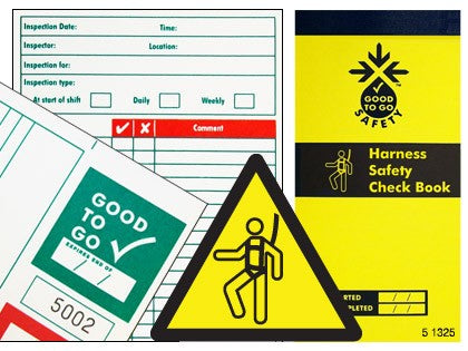 Good to go safety harness check book