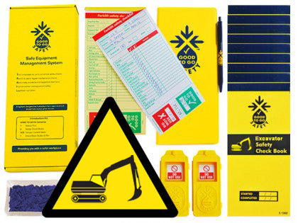 Good To Go Safety Excavator Daily Kit (2 tags, 300 seals, 11 check books & 1 wallet with pen)
