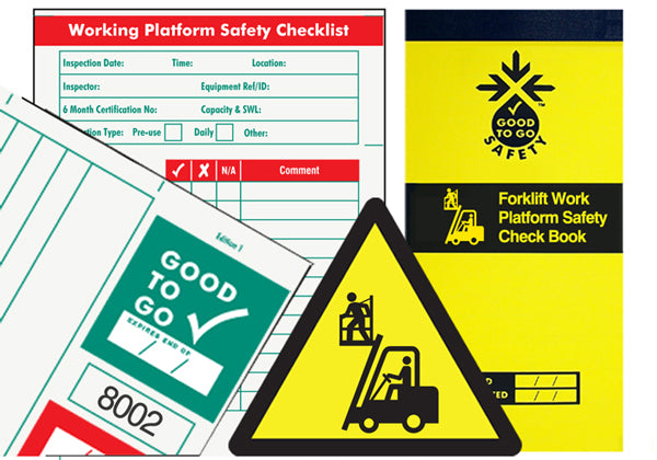 Good To Go Safety Man Basket Check Book - 25 inspections