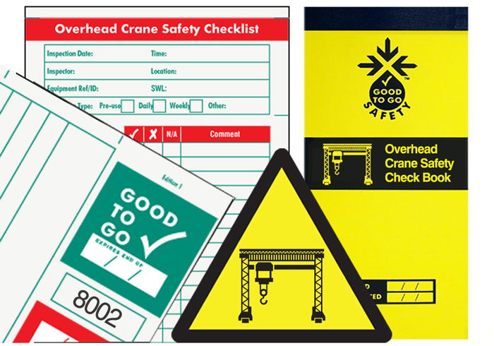 Good To Go Safety Overhead Crane Check Book - 25 inspections
