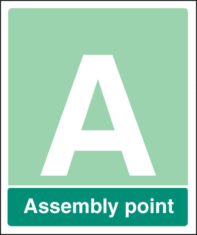 Special Assembly point rigid plastic 250x300mm