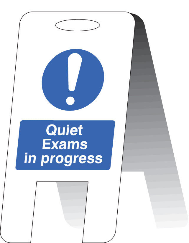 Quiet exams in progress (free standing)