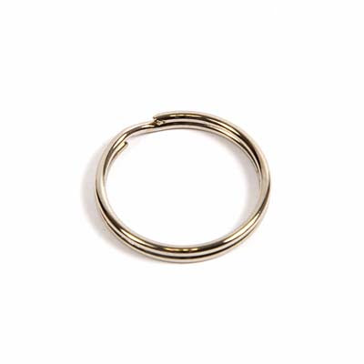 25mm Nickel Plated Steel Split Ring for engraved Key Fobs