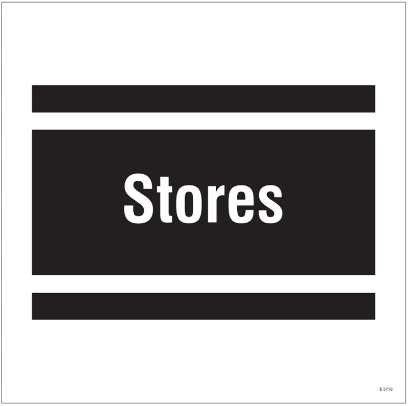 Stores, site saver sign 400x400mm
