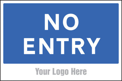 No entry, site saver sign 600x400mm