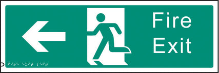 Braille - Fire exit left