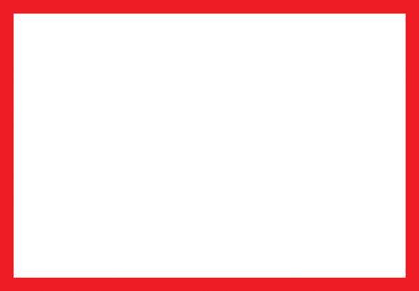 Blank Adapt-a-sign - Red Border 215x310mm