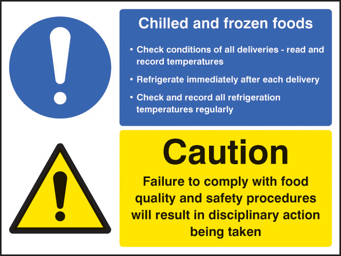 Chilled and frozen food