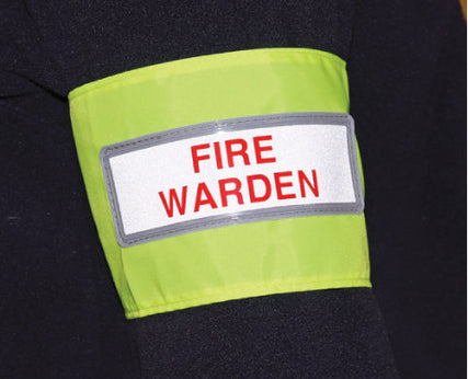 Fire warden reflective armband