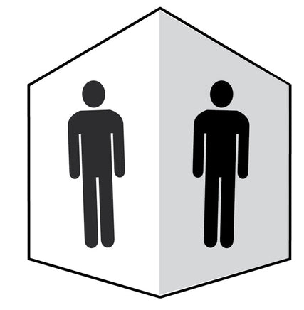 Gents symbol - Easyfix Projecting Signs