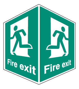 Fire exit - projecting sign