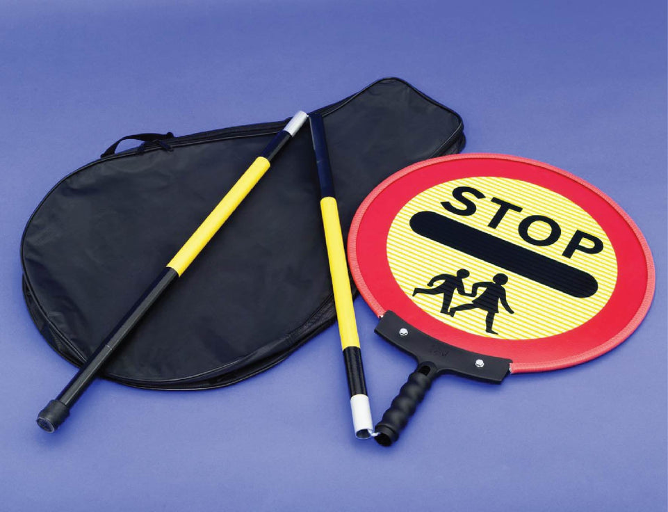 Stop Children Lollipop Sign 450mm dia, 1500mm pole