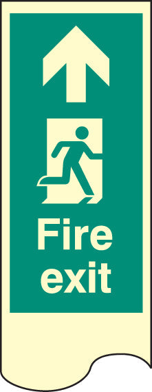 Door plate - fire exit right photo