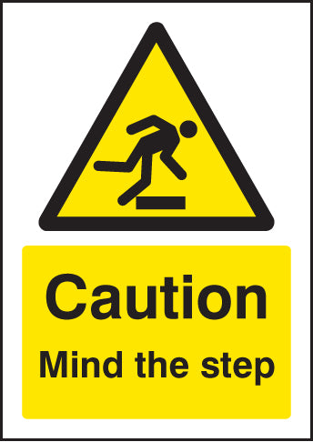 Caution mind the step - A5 sav
