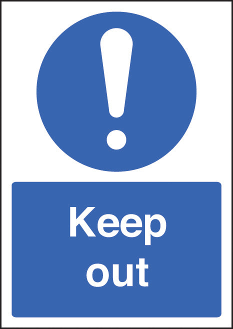 Keep out - A4 rp