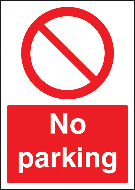 No parking - A4 sav