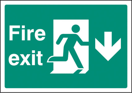 Fire exit down - A4 rp