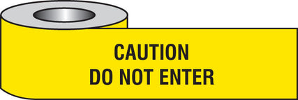 Caution do not enter barrier tape