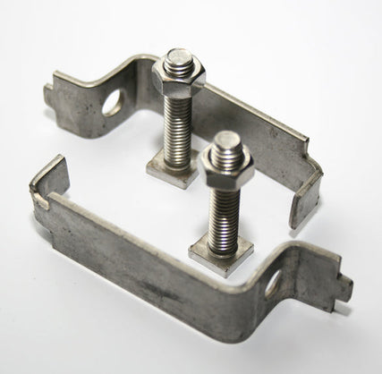 Stainless steel back to back clips 50mm (pair)