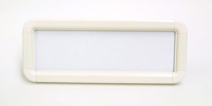 Suspended frame 300x100mm white c/w kit