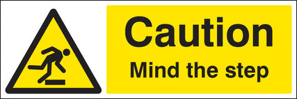 Mind the step floor graphic 300x100mm